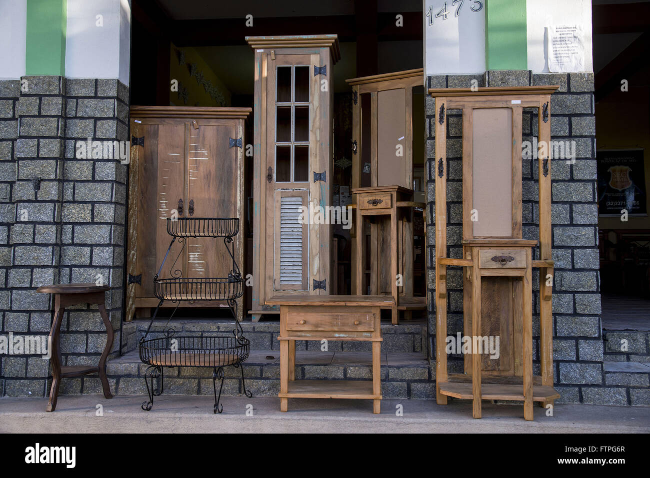 Negozio di arredamento rustico Foto Stock