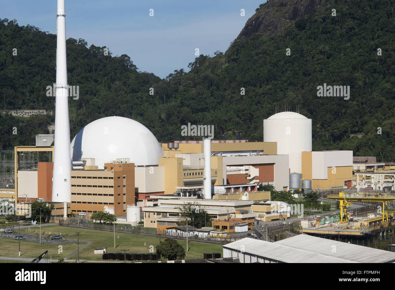 Centrale nucleare di Angra dos Reis Foto Stock