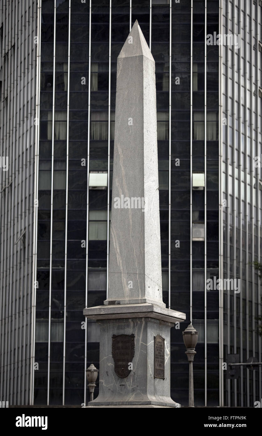 Obelisco popolarmente noto come Lollipop Praca Sete de Setembro Foto Stock