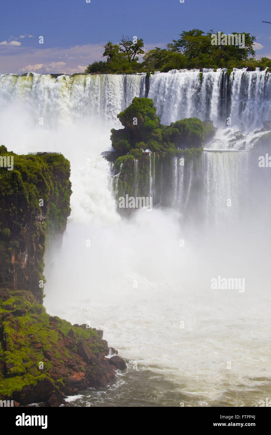 Cataratas del Iguazú nel Parco Nazionale di Iguazu Foto Stock