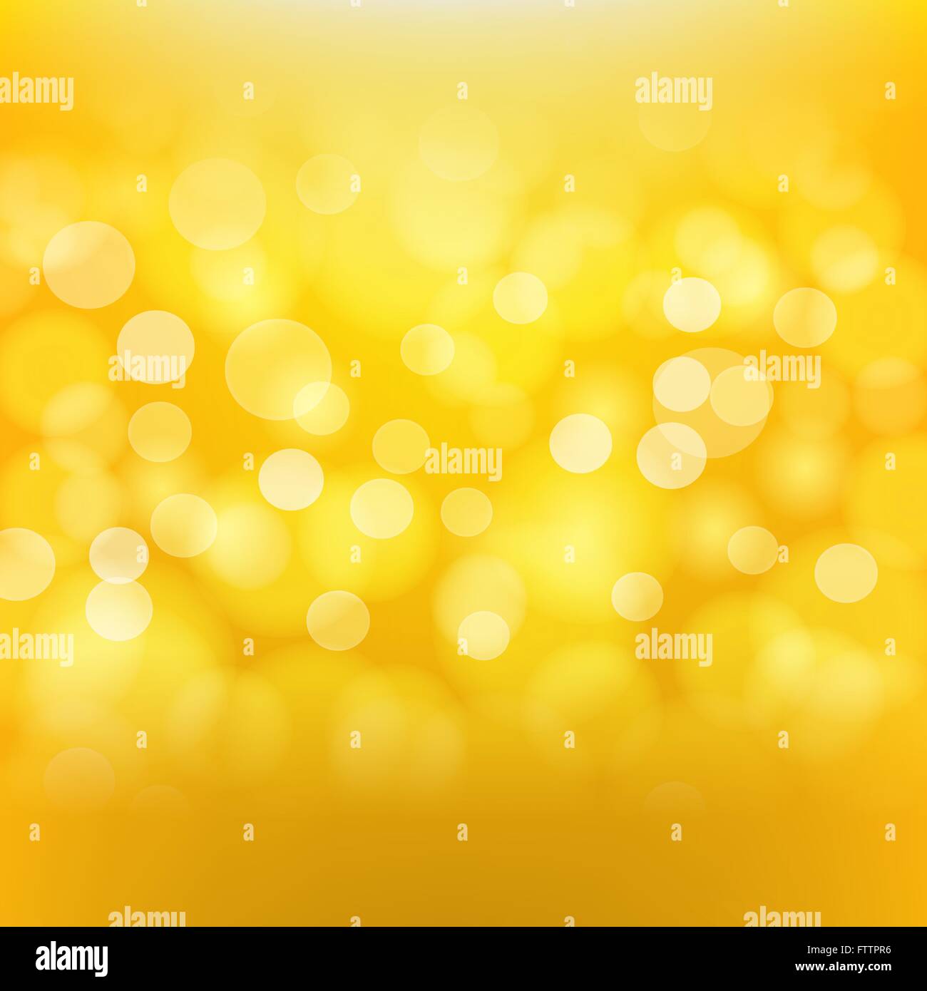 Sfondo dorato con sfocate effetti di luce. Vettore Illustrazione Vettoriale