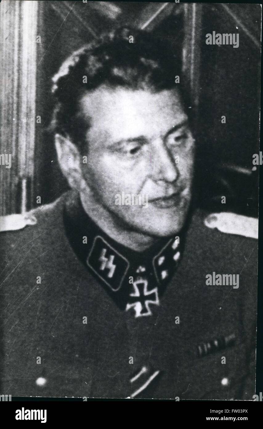 1943 - Otto Skorzeny. Nazi Terzo Reich © Keystone Pictures USA/ZUMAPRESS.com/Alamy Live News Foto Stock