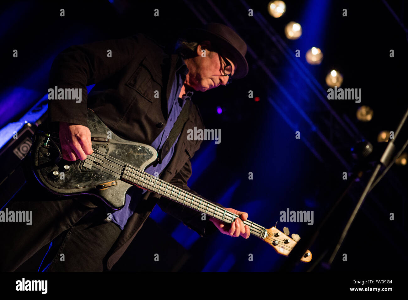 Trezzo sull'adda, Milano, Italia. Il 31 marzo, 2016. televisione eseguire live al live music club di Trezzo sull'adda milano credito: Roberto finizio/ alamy live news Foto Stock