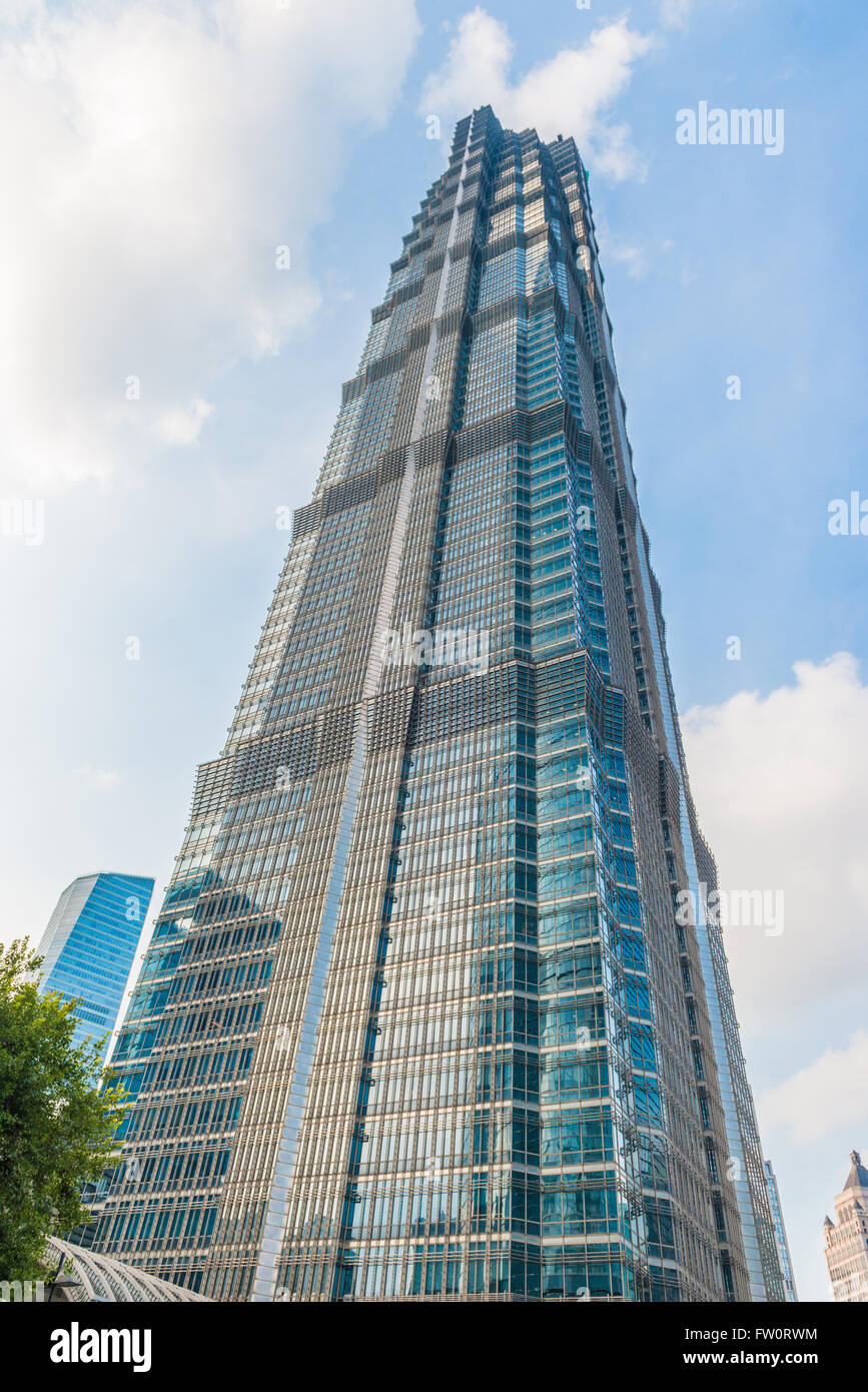 Torre Jinmao,Shanghai Foto Stock