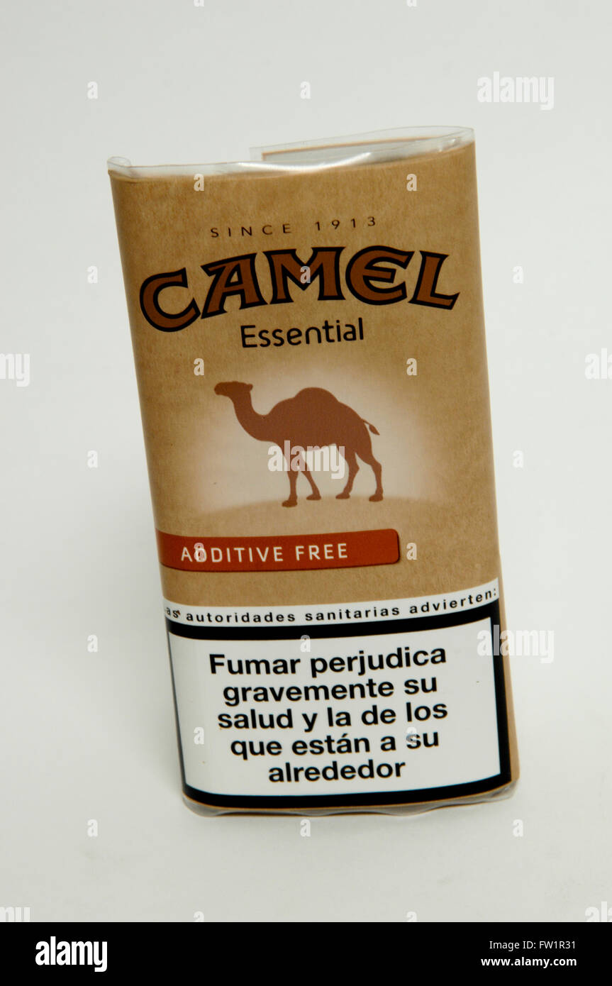 Camel additivo essenziale tabacco libero Foto Stock