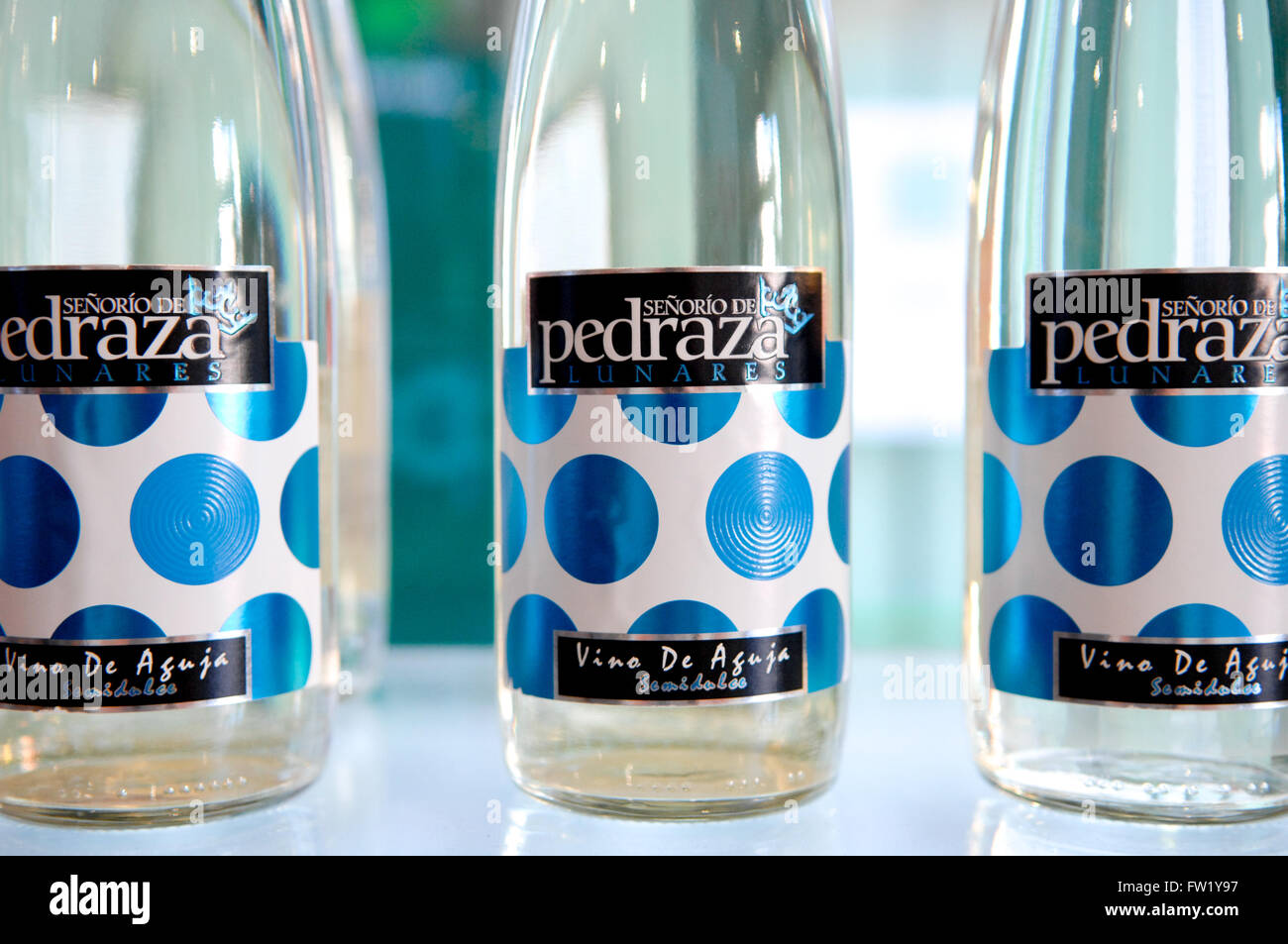 A Pedraza è un marchio di vino dalla Spagna Andalusia con un dolce sapore Lunar dall' azienda vinicola Foto Stock