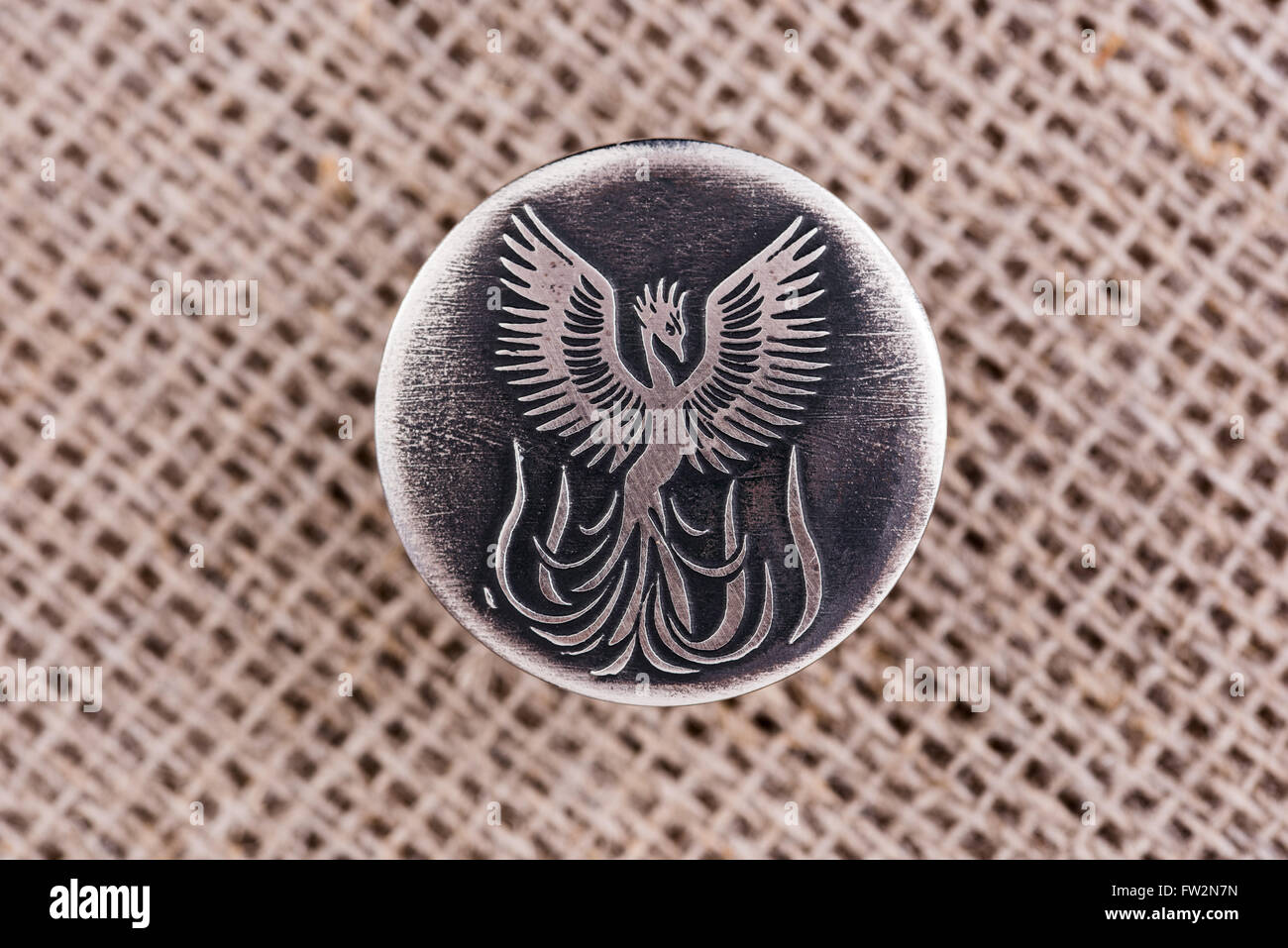 Phoenix, un simbolo di rinascita, dà la salute, il benessere e la bellezza. Foto Stock
