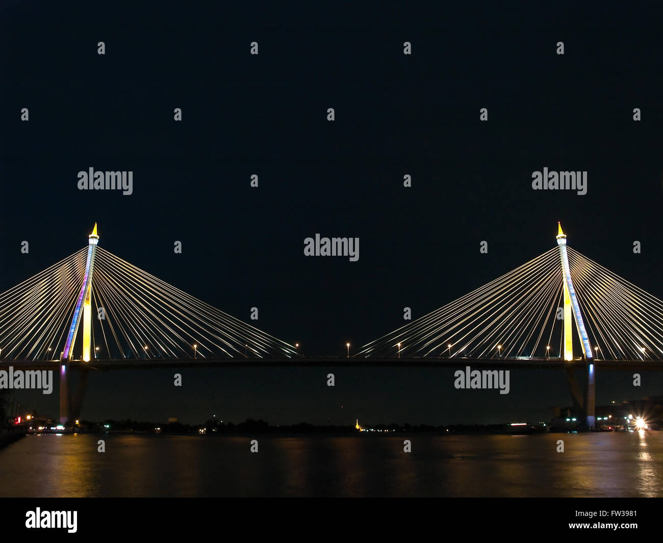 Ponticello di Bhumibol Foto Stock