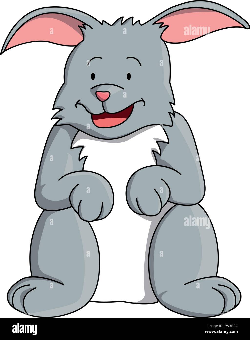 Animali illustrazione di coniglio Illustrazione Vettoriale