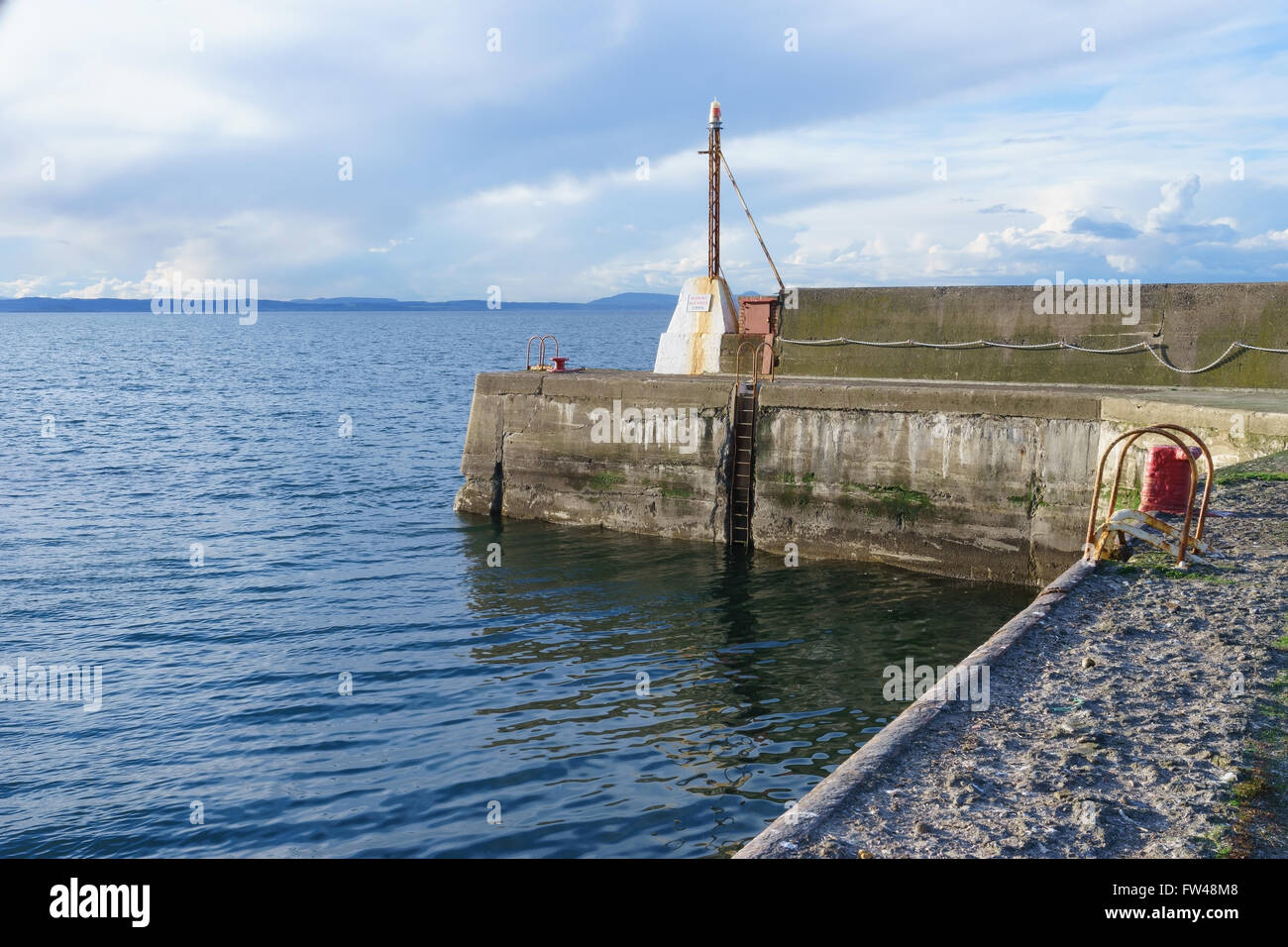 Port Seton Harbour, Scozia. Foto Stock