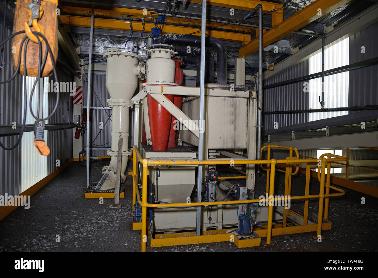 Un impianto di lavaggio per alta qualità di carbone bituminoso. Foto Stock
