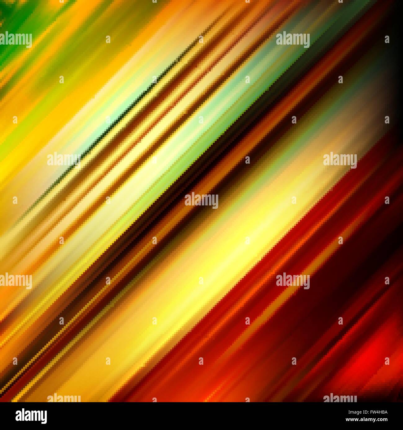 Abstract verde giallo rosso motion blur sullo sfondo illustrazione vettoriale Illustrazione Vettoriale