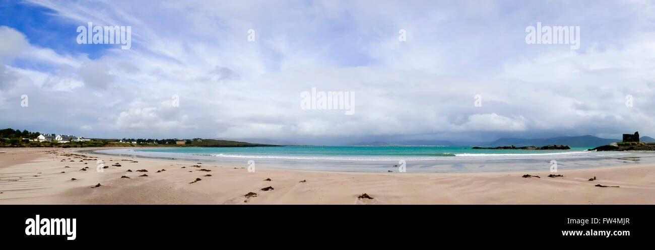 Ballinskelligs Beach, Kerry, Repubblica di Irlanda. Foto Stock