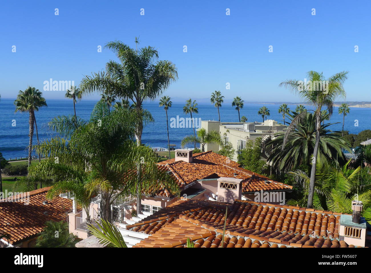 Vista di La Jolla California Foto Stock