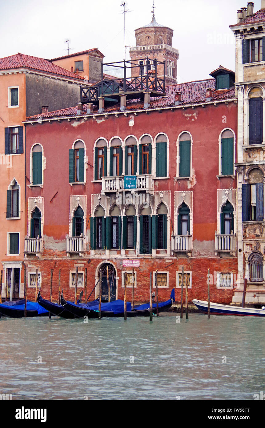 Venezia, Italia, Palazzetto Tiepolo, Grand Canal, Foto Stock