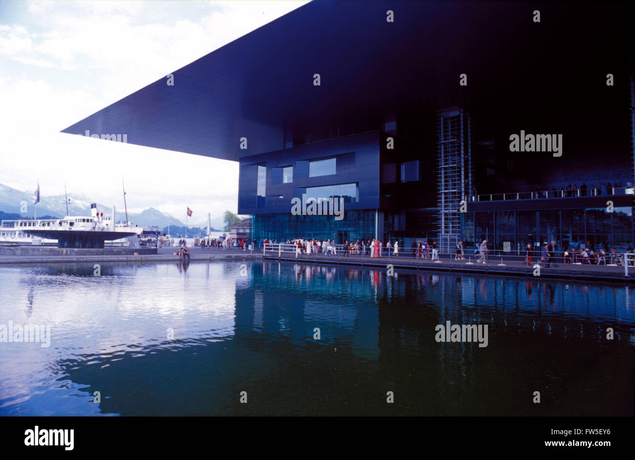 Concert Hall & Congress Center esterno, Lucerna svizzera. Organo al retro. Luzern Foto Stock