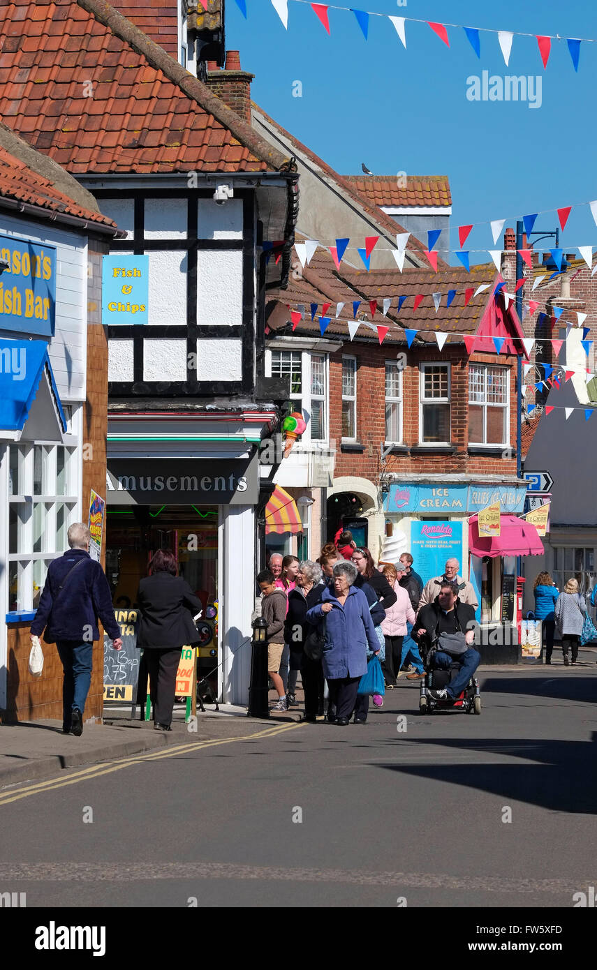 Sheringham, North Norfolk, Inghilterra Foto Stock