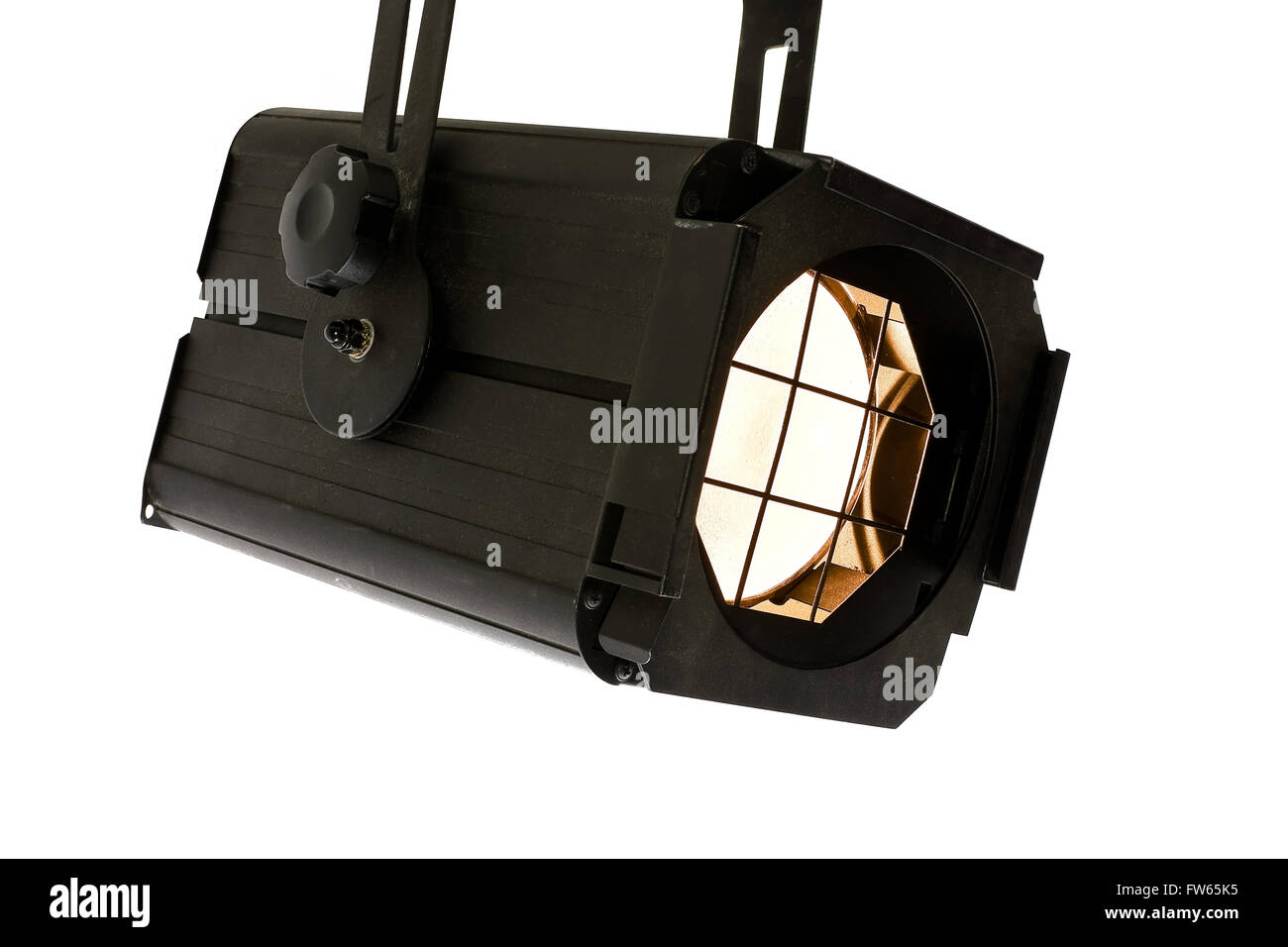 Lightspot per lo stadio su sfondo bianco Foto Stock Lightspot per lo stadio su sfondo bianco Foto Stock