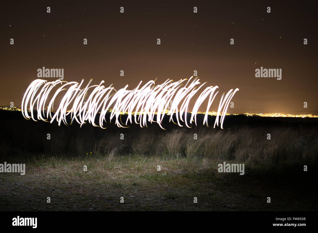 Pittura chiara Foto Stock