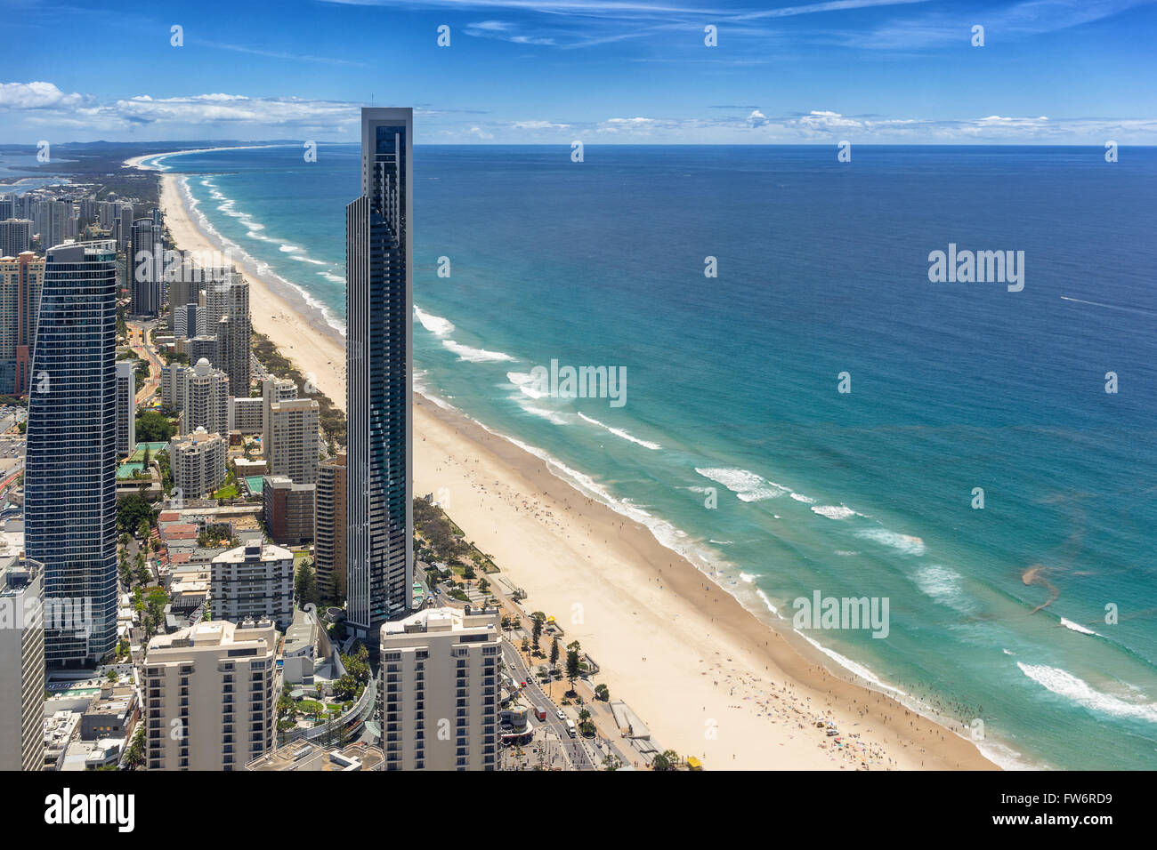 Surfers Paradise sulla Gold Coast in Australia Foto Stock