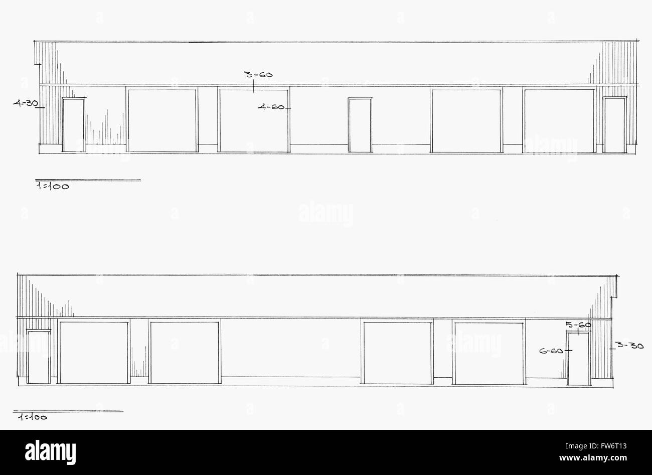Blueprint Foto Stock