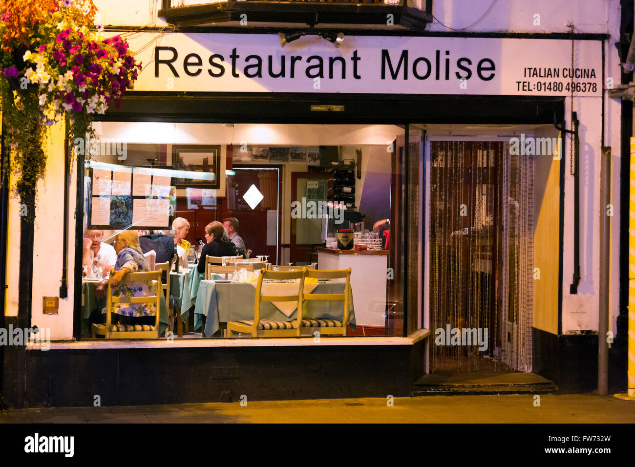 Il ristorante italiano in Regno Unito Foto Stock
