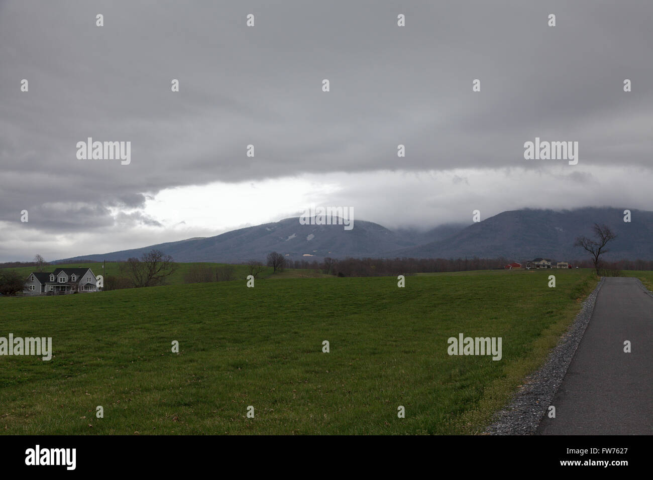 Montagne, Shenandoah Valley, Virginia, Stati Uniti d'America. Foto Stock