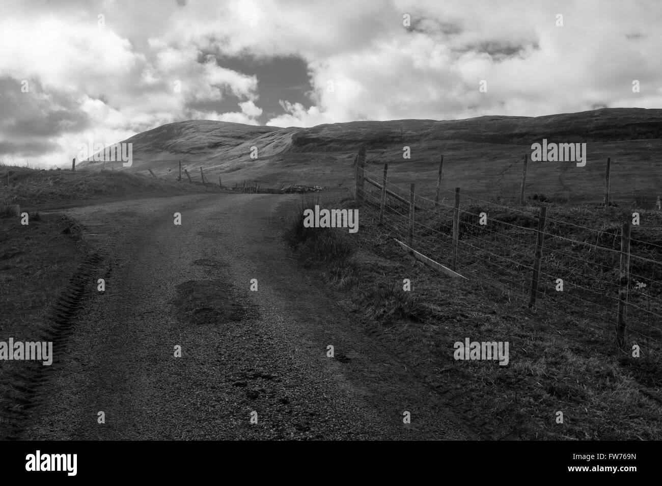 Strada Kilmory, a Ardnamurchan, Scozia Fotografia di marc marnie i diritti mondiali Foto Stock