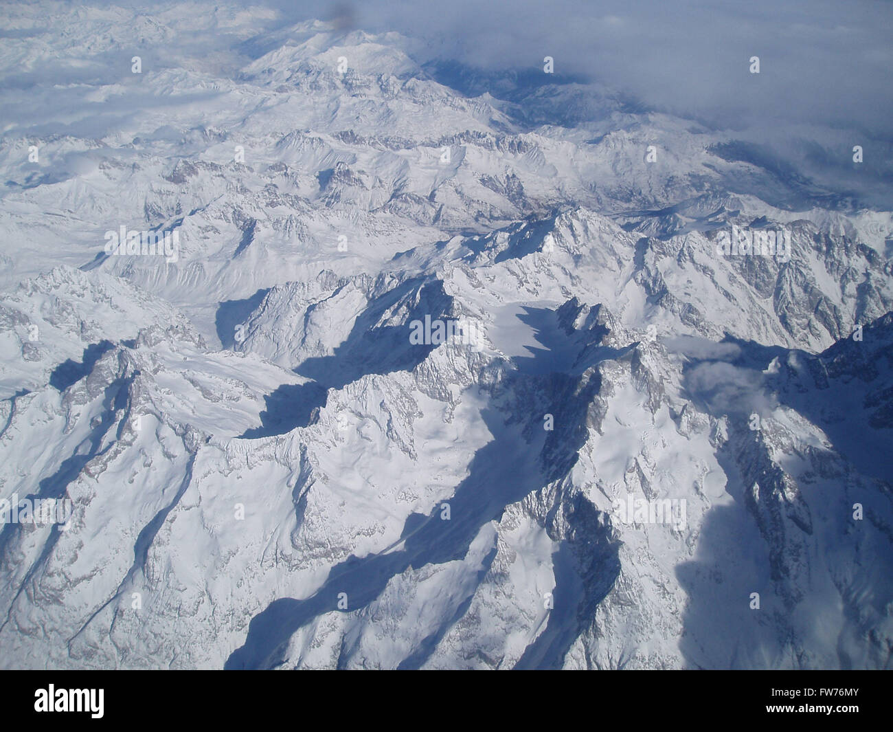 Le Alpi Foto Stock