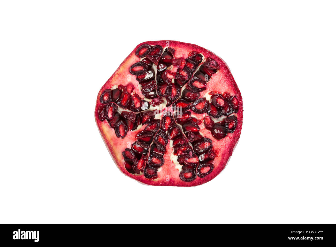 Isolato di pompelmi e di pomeli Foto Stock