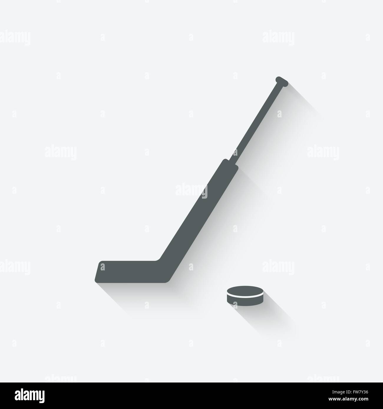 Hockey Icona dello sport - illustrazione vettoriale EPS. 10 Illustrazione Vettoriale