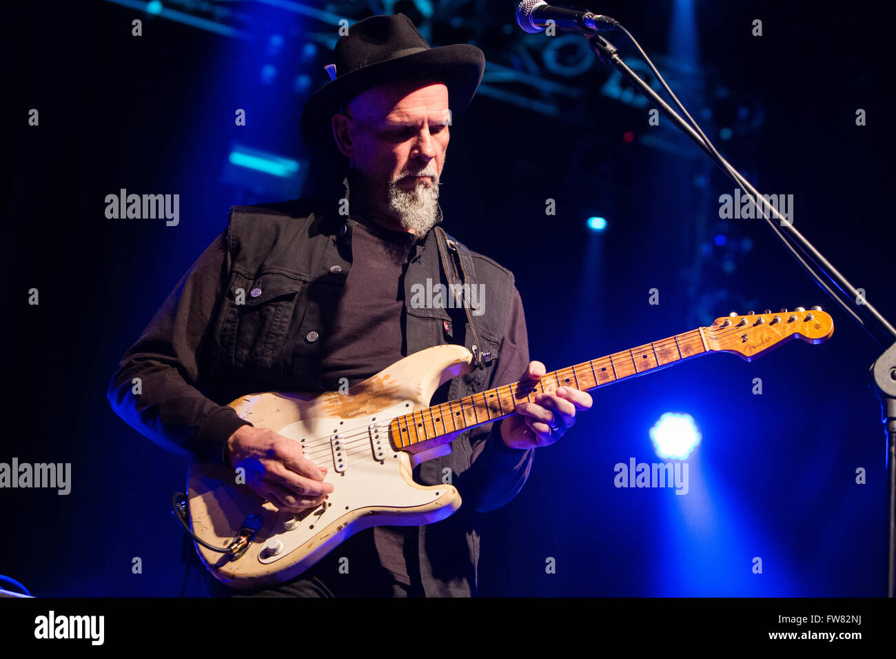 Trezzo d'Adda in Italia. Il 31 marzo 2016. Il rock americano televisione band suona dal vivo sul palco del Live Club di eseguire il loro album "Luna arquee' Credit: Rodolfo Sassano/Alamy Live News Foto Stock