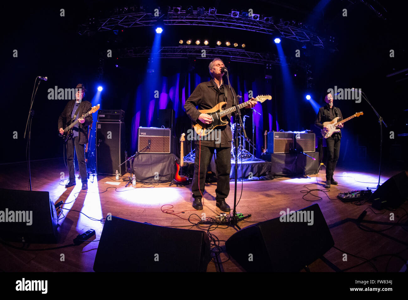 Trezzo d'Adda in Italia. Il 31 marzo 2016. Il rock americano televisione band suona dal vivo sul palco del Live Club di eseguire il loro album "Luna arquee' Credit: Rodolfo Sassano/Alamy Live News Foto Stock