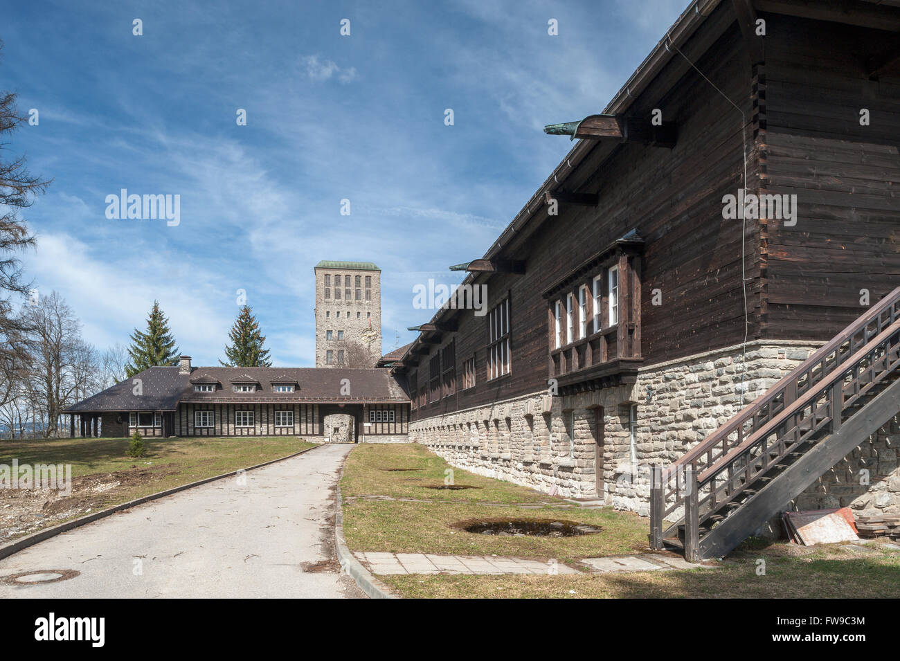 NSDAP Ordensburg Sonthofen castello, 1935-45 Adolf Hitler la scuola per la formazione del partito socialista nazionale cadres, poiché Foto Stock