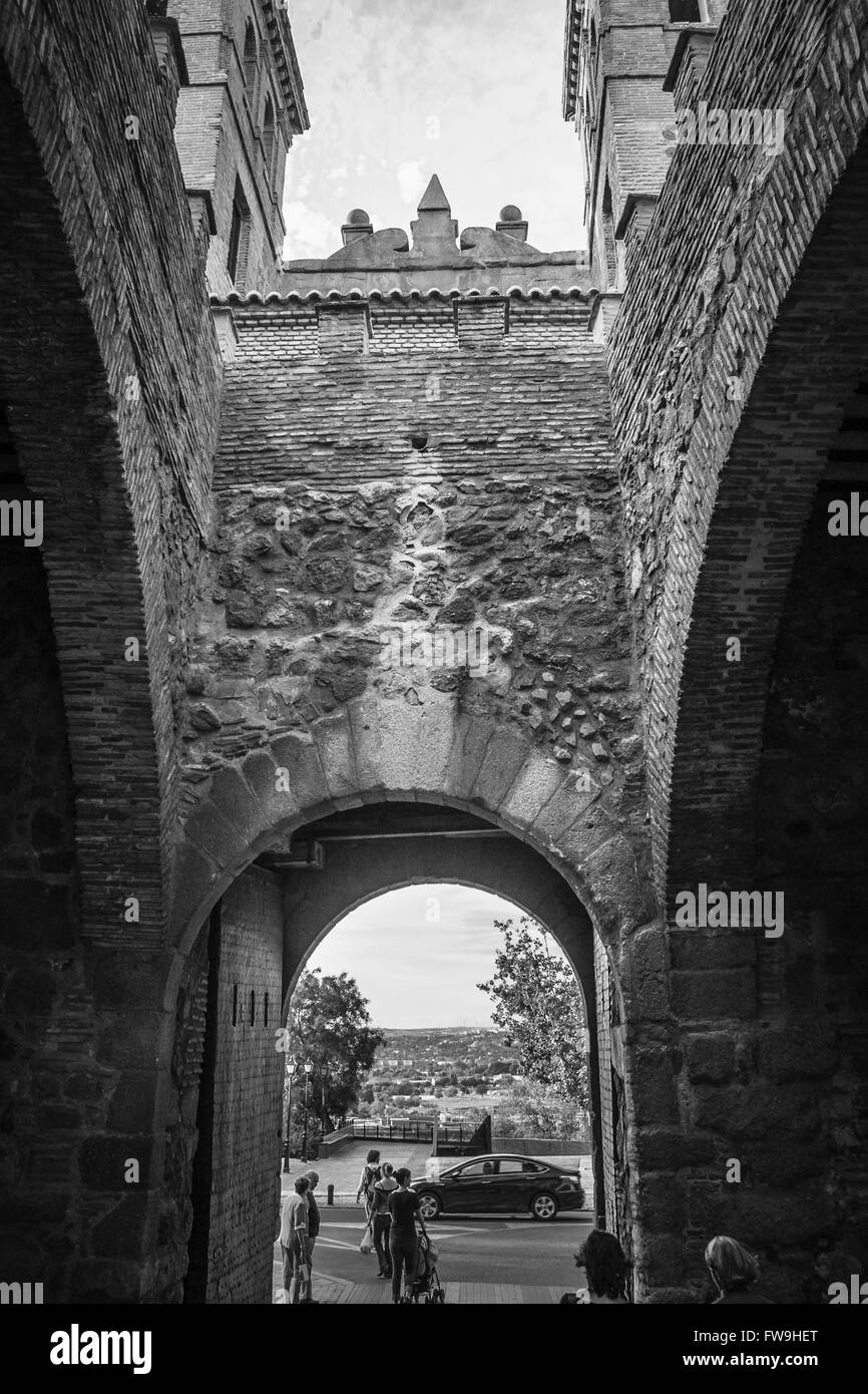 Passaggio e architettura di Toledo, Spagna Foto Stock