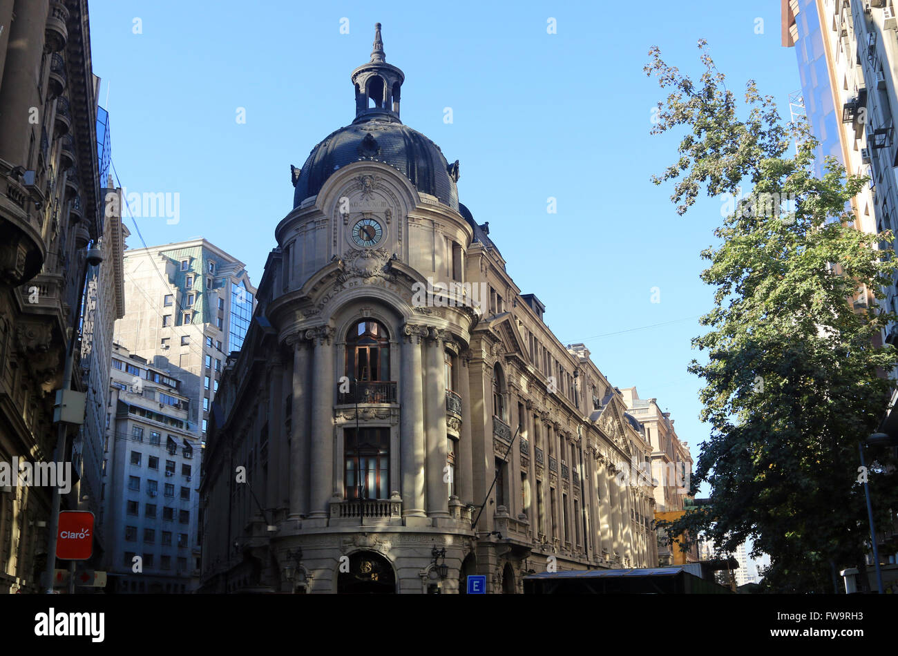 Il Bolsa de Santiago Foto Stock