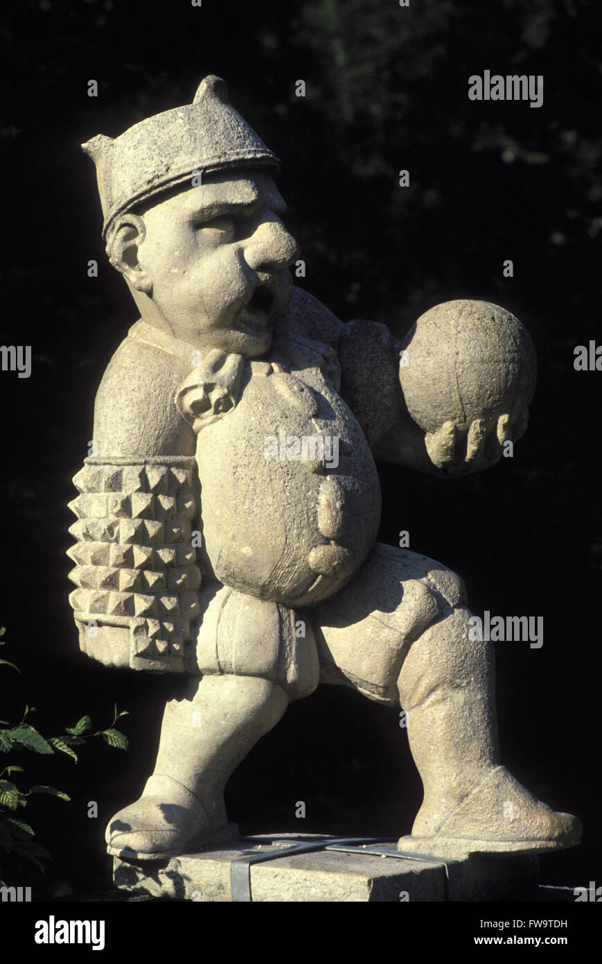 AUT, Austria, Salisburgo, statua a bastioni giardino del castello Mirabell. AUT, Oesterreich, Salisburgo, figura im Bastionsgarten d Foto Stock