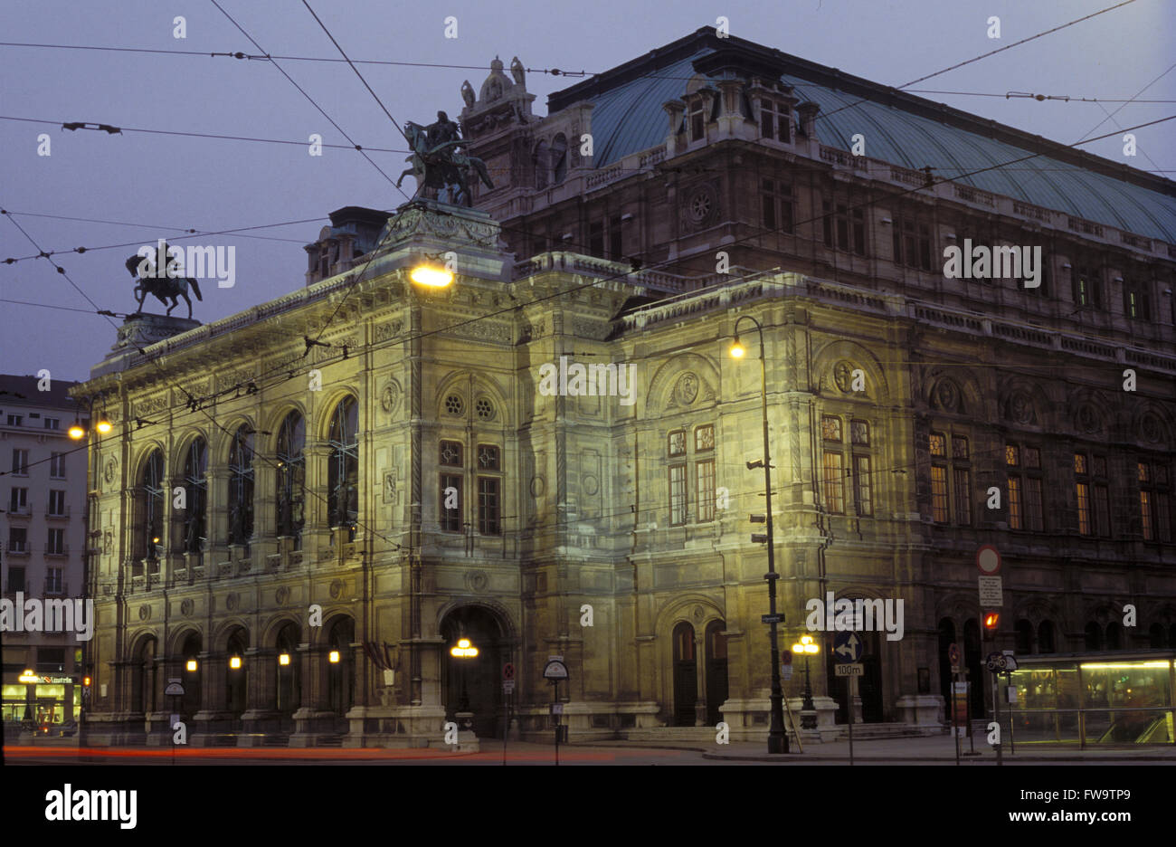 AUT, Austria, Vienna, Opera di Stato di Vienna Casa. AUT, Oesterreich, Wien, die Wiener Staatsoper. Foto Stock