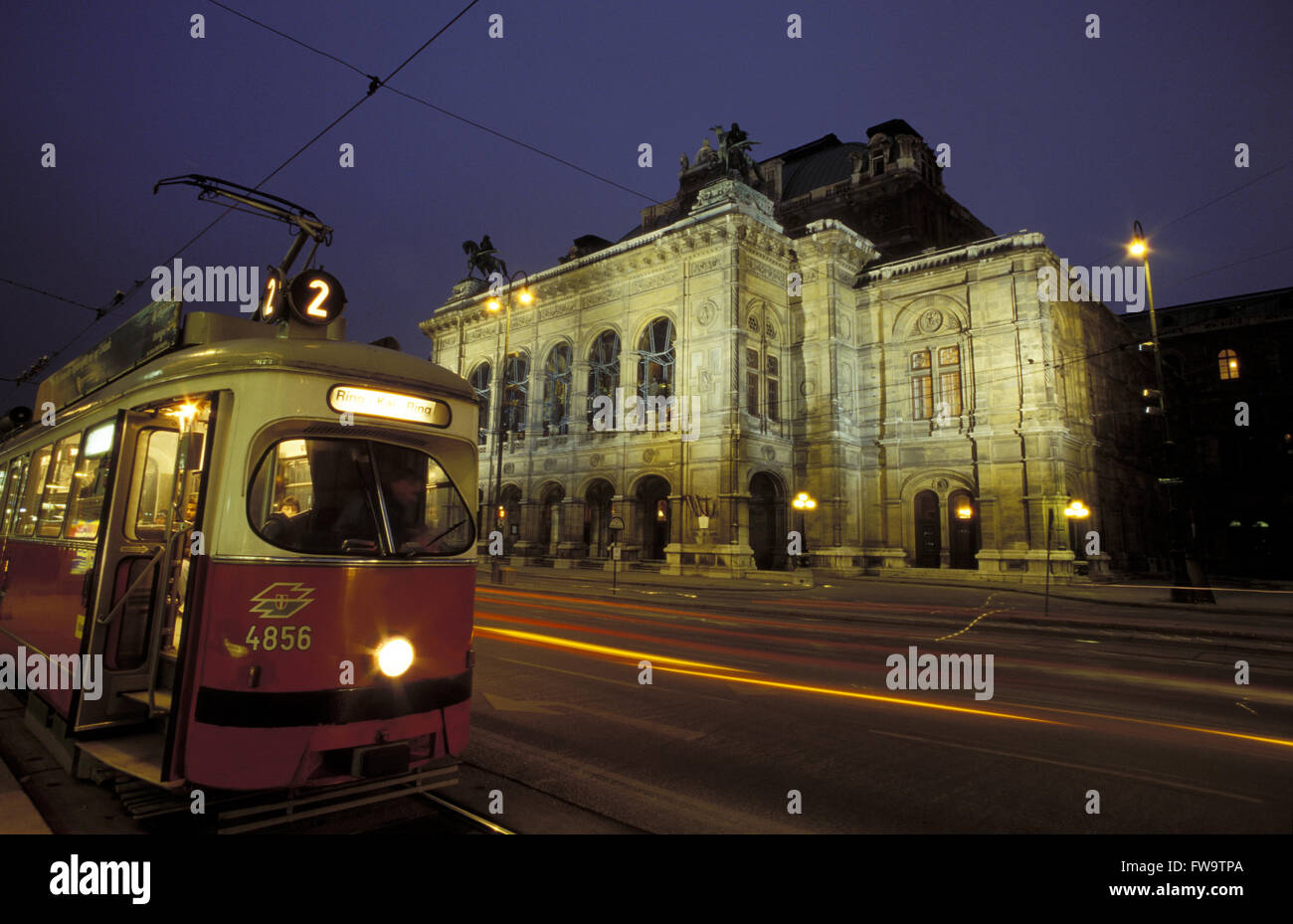 AUT, Austria, Vienna, Opera di Stato di Vienna Casa. AUT, Oesterreich, Wien, die Wiener Staatsoper. Foto Stock