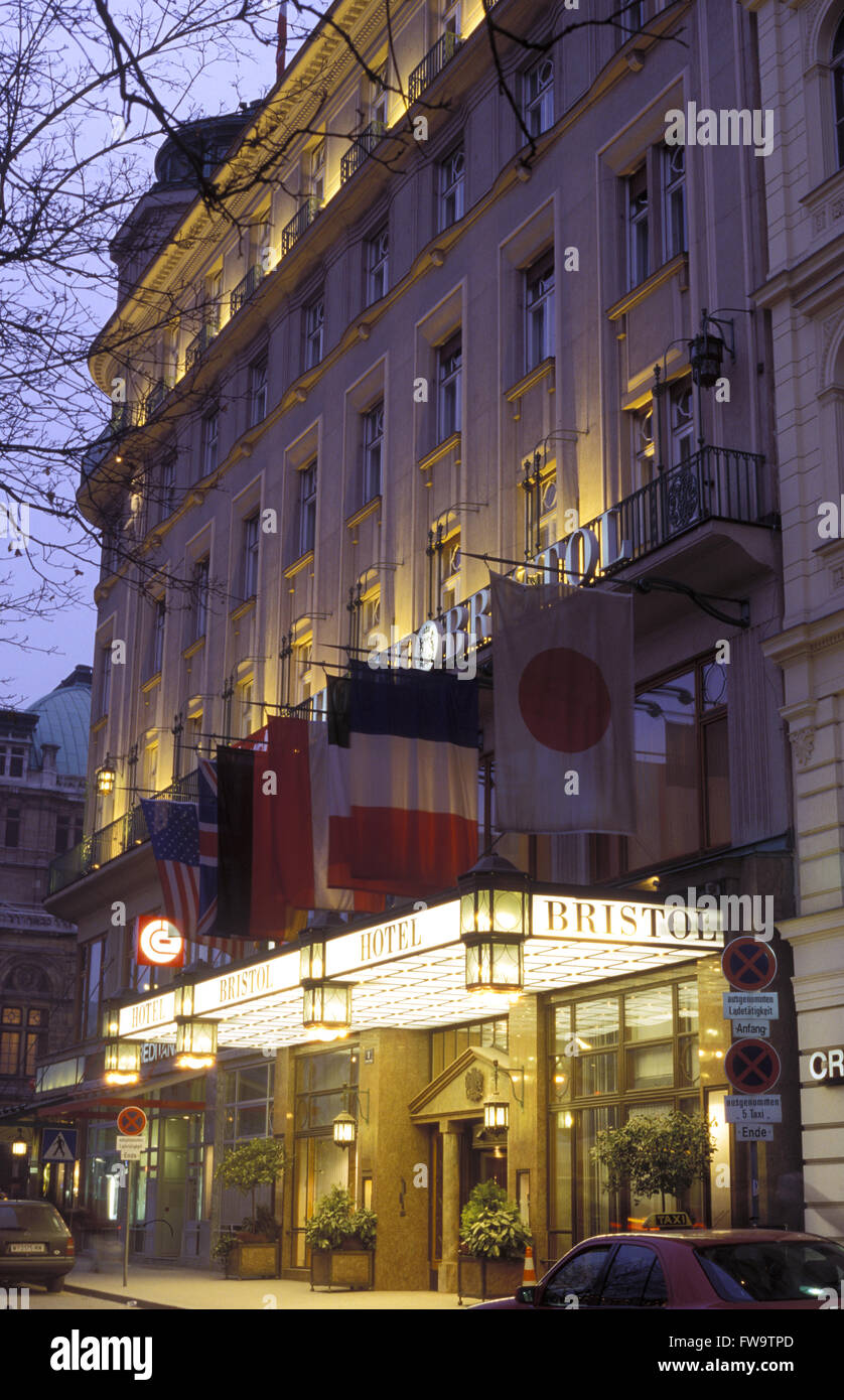 AUT, Austria, Vienna, l'Hotel Bristol a Kaerntner Ring. AUT, Oesterreich, Wien Hotel Bristol am Kaerntner Ring. Foto Stock