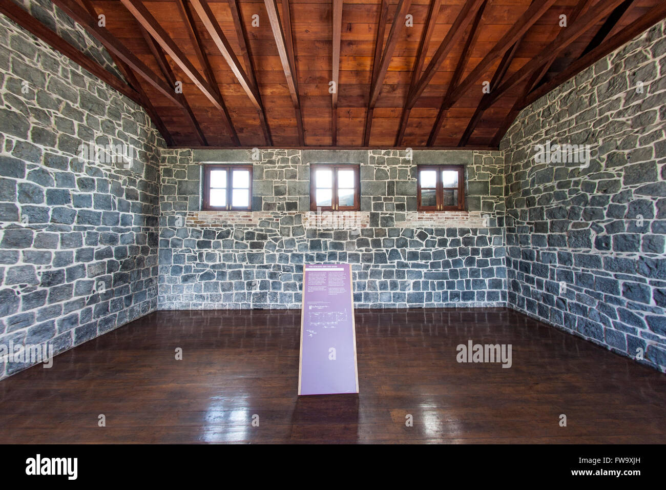 La chirurgia e il reparto di Aapravasi Ghat (l'immigrazione deposito) in Port Louis, la capitale di Mauritius. Foto Stock