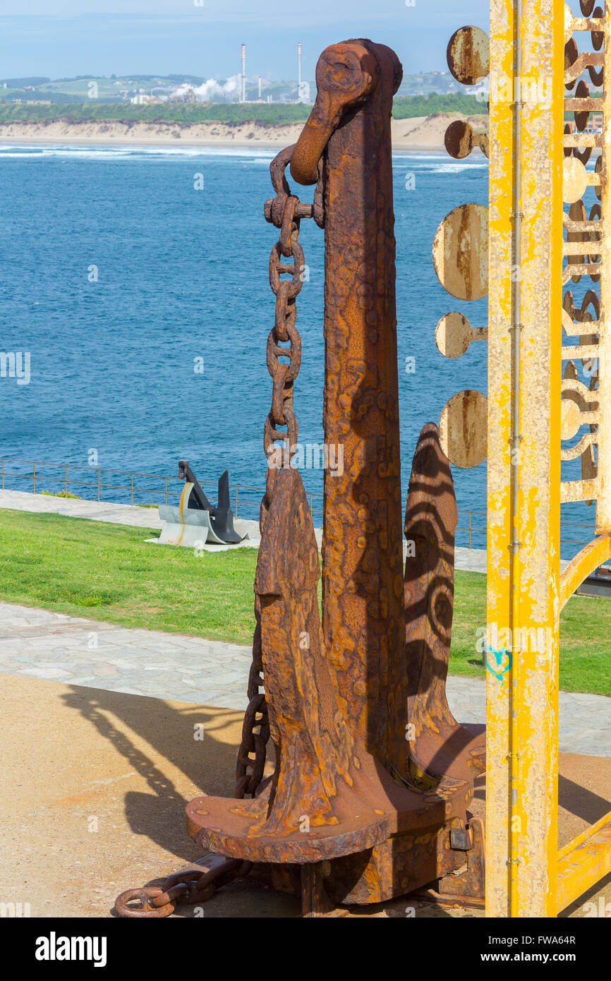 I dettagli di ancoraggio old ship Foto Stock