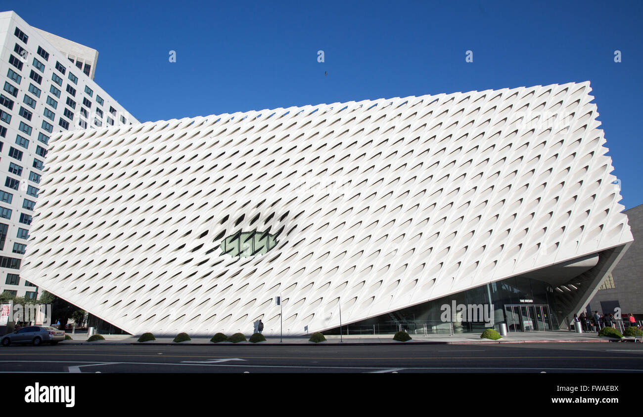 Vista esterna del vasto Art Museum di Los Angeles. Foto Stock