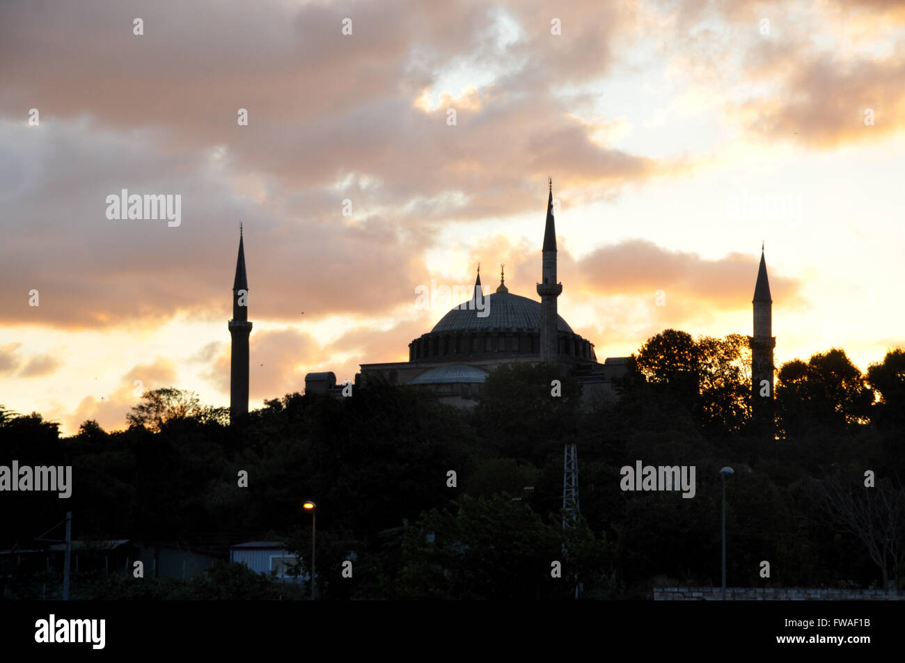 La moschea, Istanbul Foto Stock