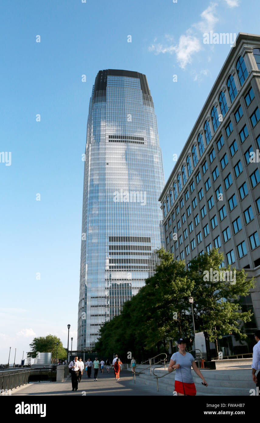 Goldman Sachs edificio nella città di Jersey, New York, Stati Uniti d'America. Foto Stock