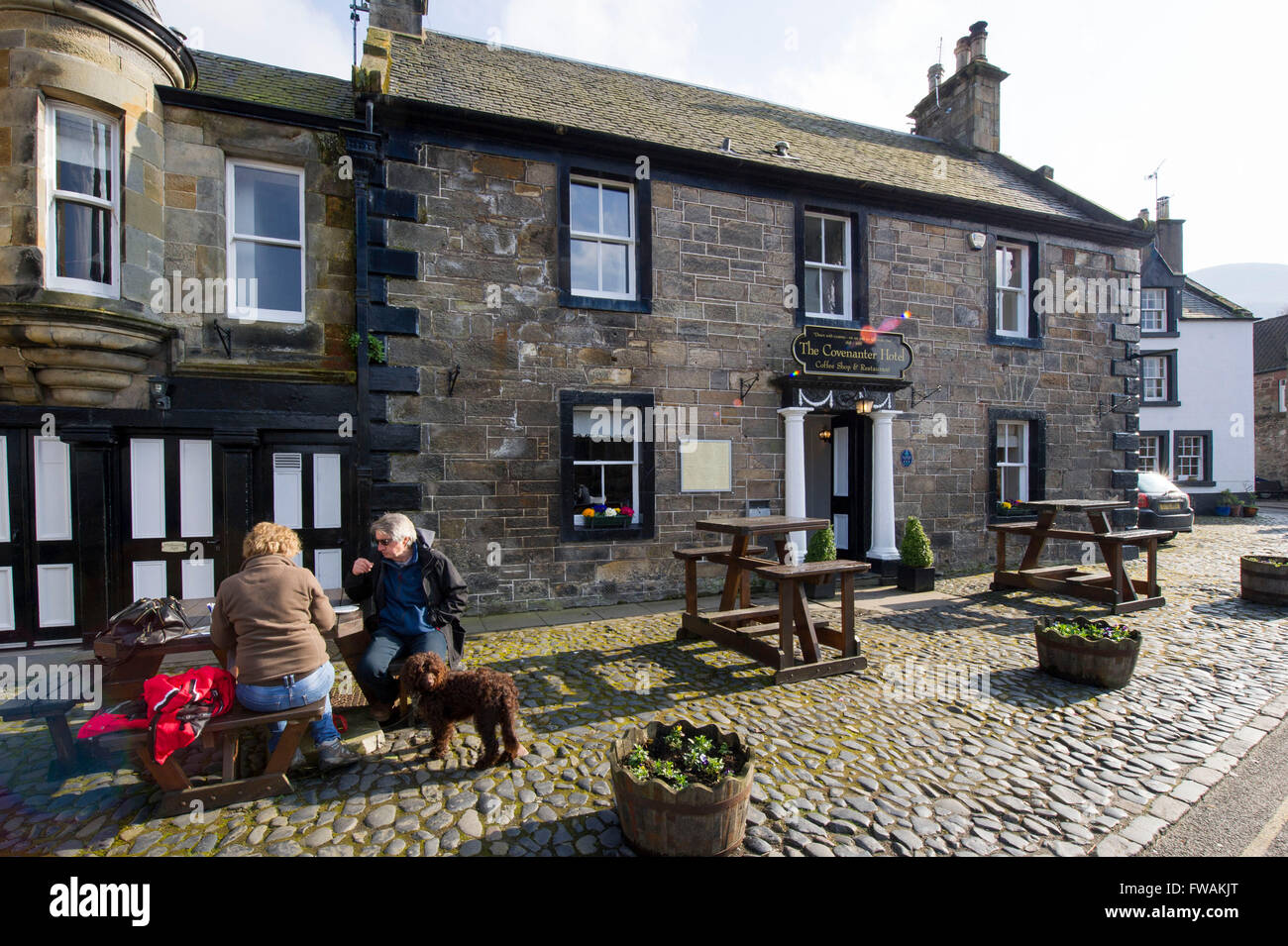 03/04/2016, Covenanter Hotel, Falkland village, Fife Scozia. Foto Stock