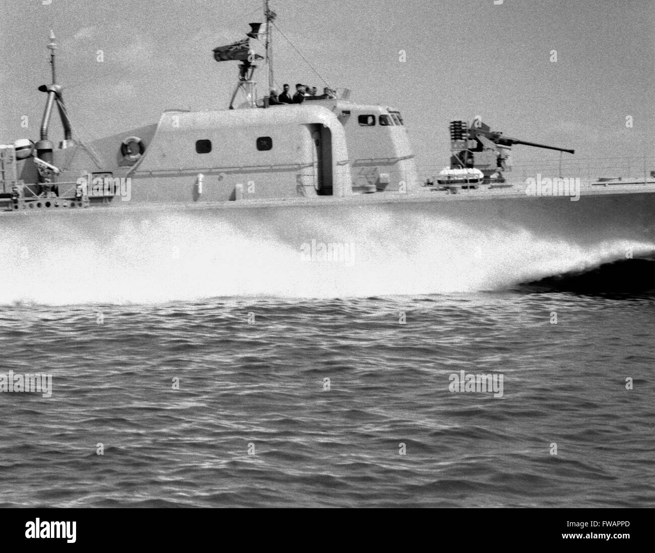 AJAXNETPHOTO. SOLENT, Inghilterra. - MALAYSIAN veloce imbarcazione di pattuglia sulla K.D. PERKASA Speed Trials. Foto:VT raccolta/AJAXNETPHOTO REF:3577 VT Foto Stock