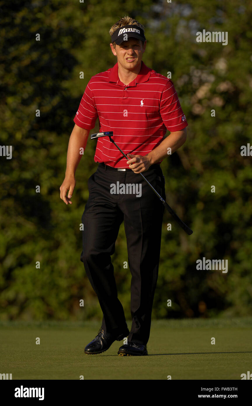 Marzo 15, 2007 - Orlando, FL, Stati Uniti d'America - Luke Donald in azione durante la Arnold Palmer Invitational a Bay Hill Club and Lodge su Marzo 15, 2007 a Orlando, Florida...ZUMA Press/Scott A. Miller (credito Immagine: © Scott A. Miller via ZUMA filo) Foto Stock