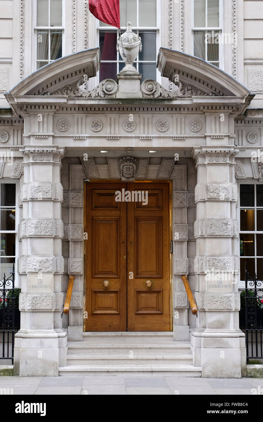 Christies Auction House in King Street, Londra Foto Stock