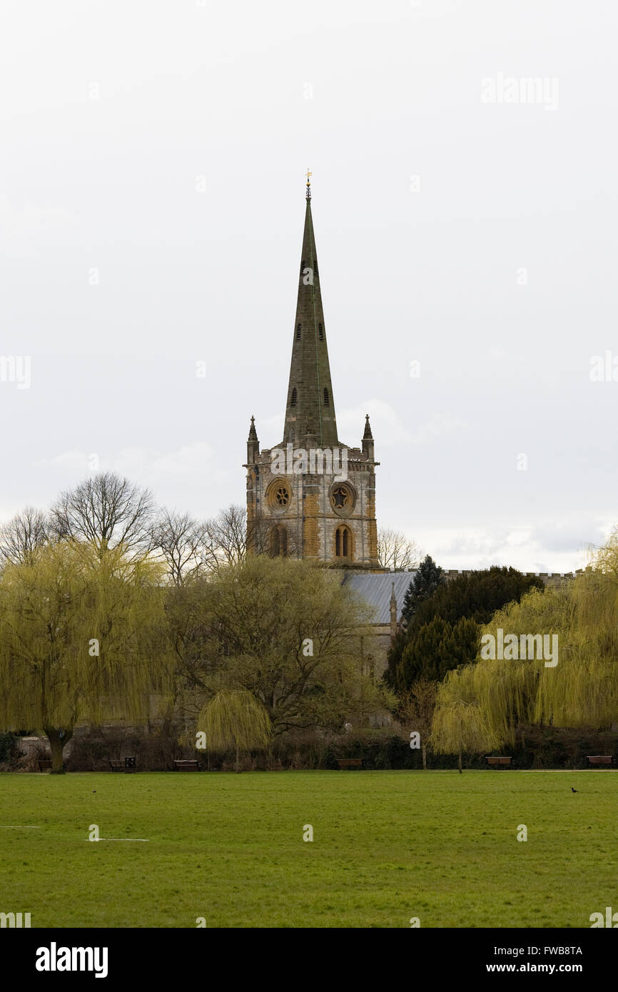 Chiesa della Santa Trinità, Stratford upon Avon. Foto Stock